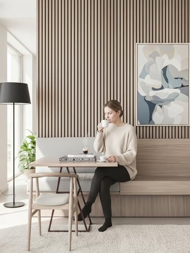 Mollywell Wood Panels for Wall, 94.5x12.5 in - Image 2