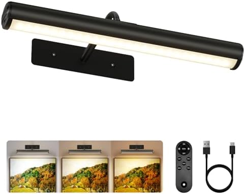 EZVALO Picture Light for Wall, 4000mAh Rechargeable Battery LED Art Light by EZVALO