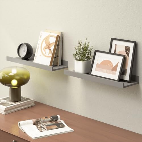 Boswillon Floating Shelves Set of 2, Small Wall Shelf - Image 2