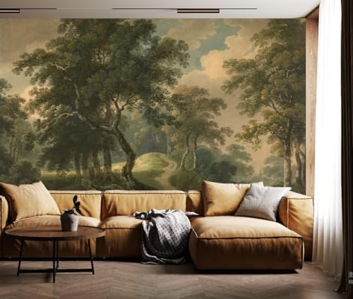 Vintage Forest Mural Wallpaper Peel and Stick - Image 2