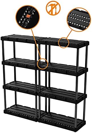 Gracious Living Knect-A-Shelf 4-Shelf Light-Duty Storage - Image 6