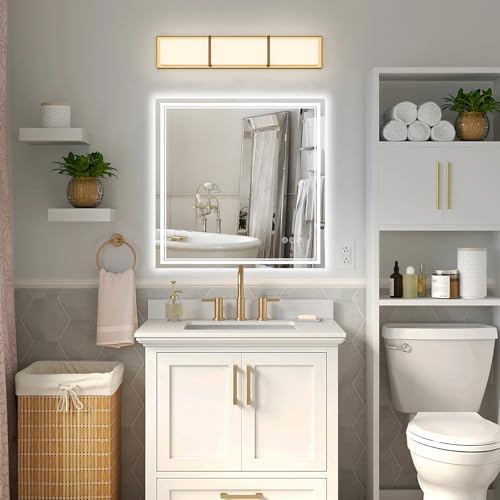 Ratsamee 30"x30" LED Bathroom Mirror - Image 2