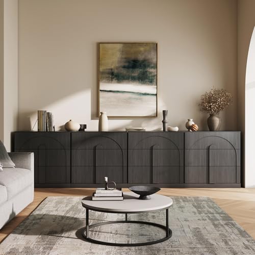 BELLEZE Bijou Set of 4 31.5" TV Stand & Entertainment Centers - Image 6