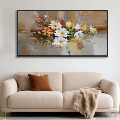 Yellow Floral Wall Art - Image 3
