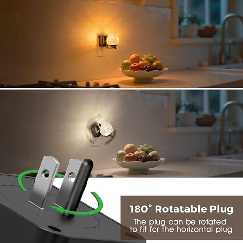 L LOHAS LED Night Lights Plug Into Wall 2 Pack, Dusk to Dawn Sensor - Image 6