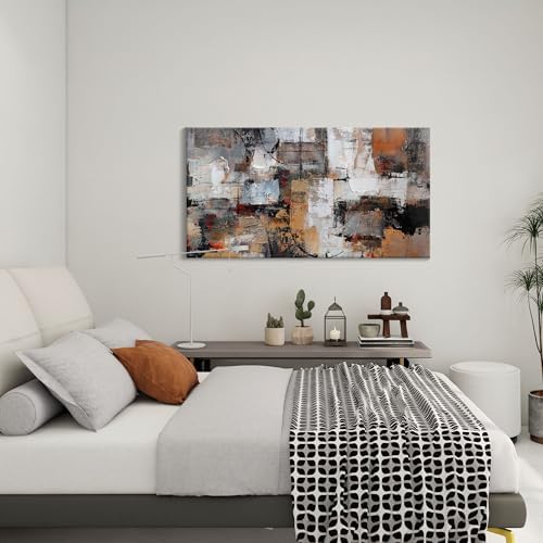 Pogusmavi Abstract Canvas Wall Art, Modern Minimalist Painting, Framed Wall Art - Image 4