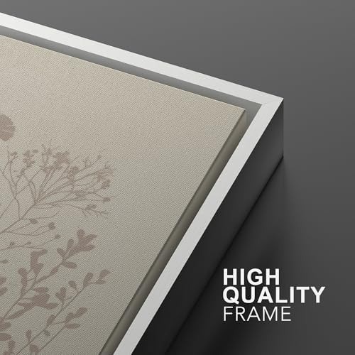 MUDECOR Framed Canvas Print Wall Art Wildflower Art Print, Floral Botanical - Image 5