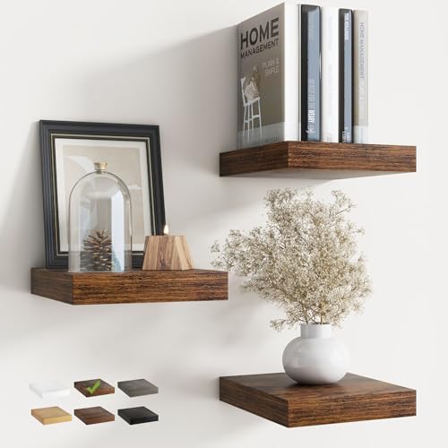 8 Inch Floating Shelves for Wall by Marsmiles