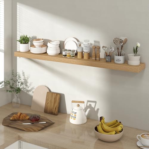 Acovy 48 Inch Floating Shelves for Wall 1 Pack, Wall Mounted Floating Shelf - Image 2