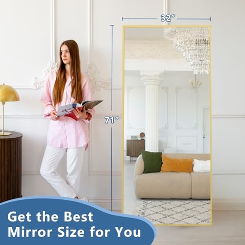 MirrMuse 71"x32" Floor Mirror Full Length - Image 4