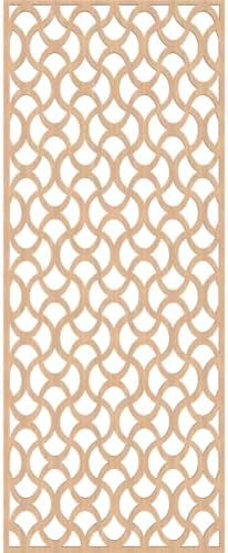 Resort Decorative Pierced Fretwork Wood Wall Panels, 21 3/8"W x 54 3/8"H x 3/8"T - Image 2