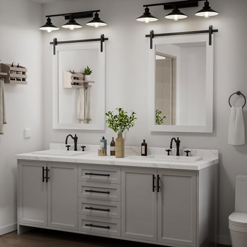 PAIHOME Farmhouse Bathroom Vanity Mirror - Image 4