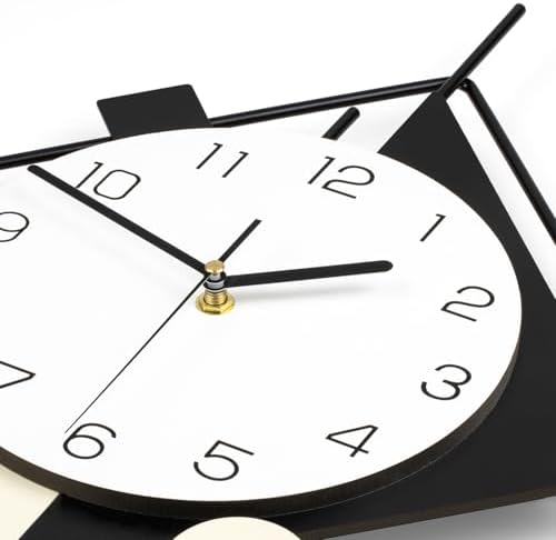 Modern Big Decorative Metal Silent Wall Clock - Image 7
