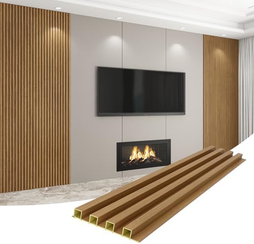 Slat Wall Panel 8-Pack, 118’’x6.1’’ by Unknown