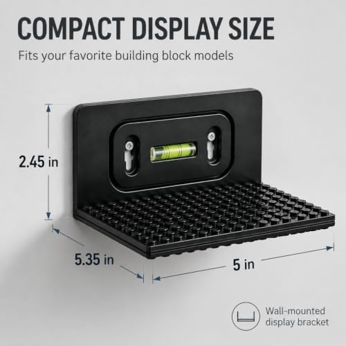 6 PCS Building Blocks Display Shelf Wall Mounted - Image 2