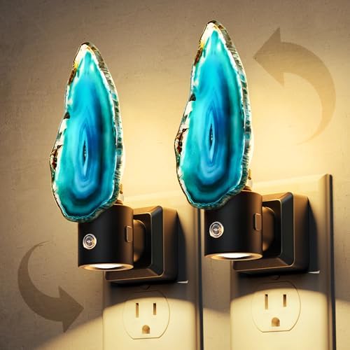 L LOHAS LED Night Light, Night Lights Plug into Wall, Agate Nightlight by LLOHASLED