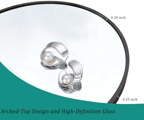 65''x22'' Arched Full Length Mirror, Floor Mirror - Image 5