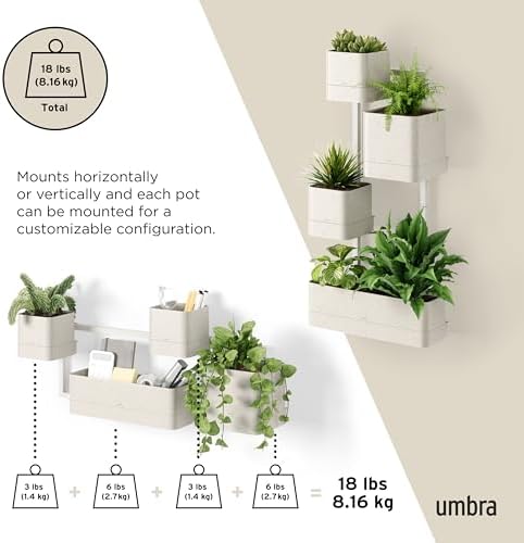 Umbra Cubiko Wall-Mount Planter - Image 7