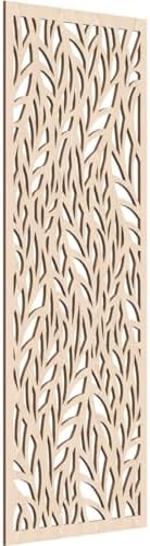 Ortonville Decorative Pierced Fretwork Wood Wall Panels, 19 3/8"W x 49 3/8"H x by EkenaMillwork