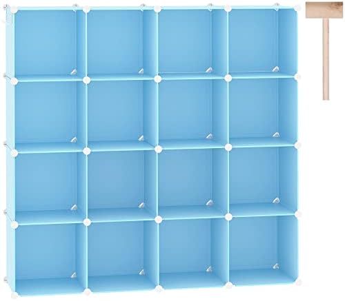 C&AHOME 16 Cube Storage Organizer Cube Shelves Units Storage Cubes by CAHOME