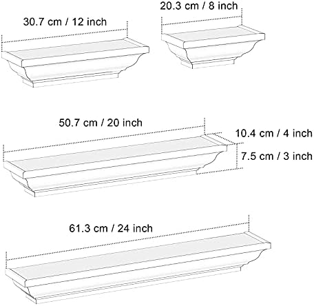 SRIWATANA 24 Inch Floating Shelves - Image 3