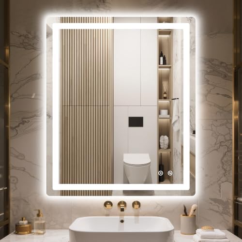 Delma 36x30 LED Bathroom Vanity Mirror by Delma