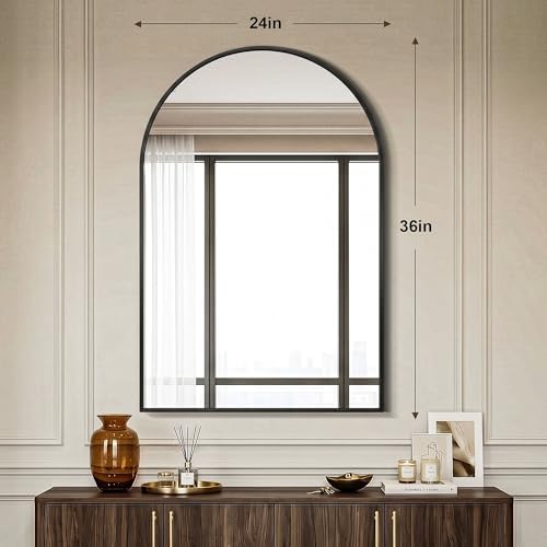 AMOISE Arched Bathroom Mirror for wall - Image 3