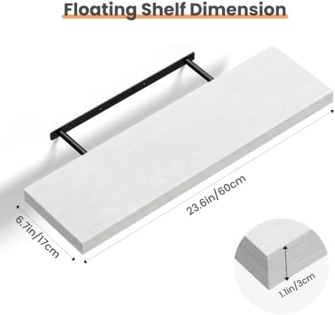 upsimples 23.6" Long Floating Shelves - Image 3
