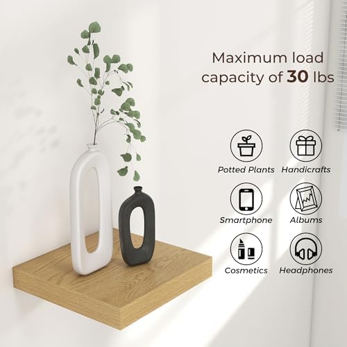 Venusmiles 12"x12" Square Floating Shelves - Image 4