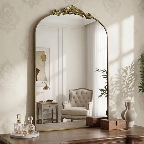 Arched Wall Mirror, Retro Decorative Wall Mirror - Image 2
