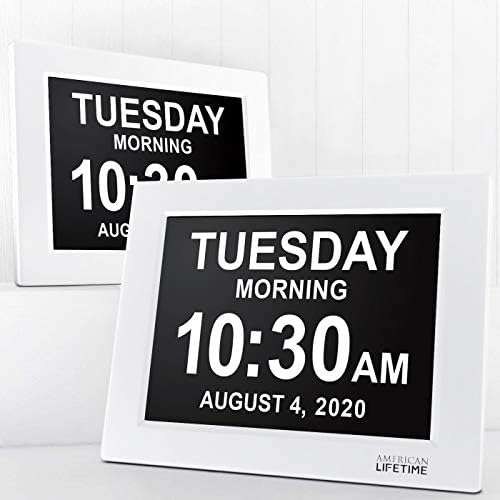 American Lifetime, New Version, Day Clock Extra Large Impaired Vision Digital by AmericanLifetime