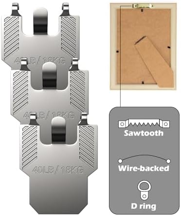 40 lb Drywall Picture Hangers Claw 15 PCS Heavy Duty Damage Free - Image 4