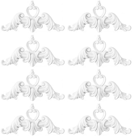 8pcs Corner Wall Molding, Wainscoting Floral Molding by Unknown