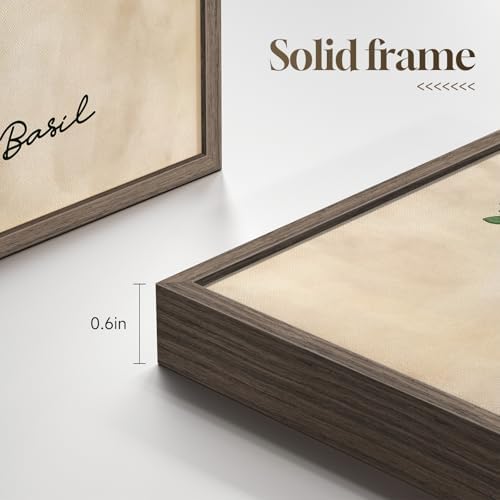 Framed Rustic Sage Green Botanical Wall Art - Image 5