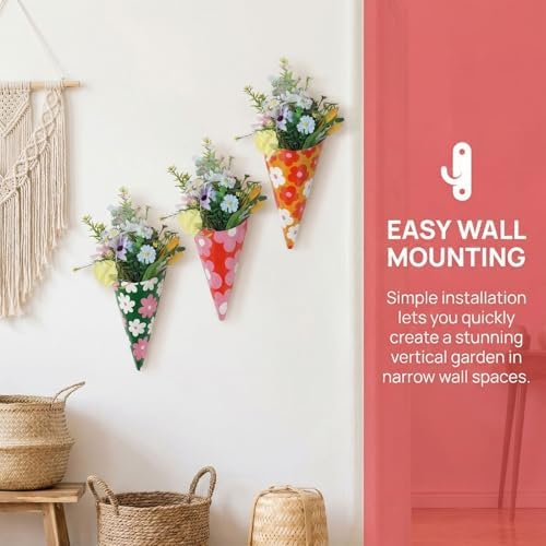 AIM & GGKK Floral Wall Vases - Image 5