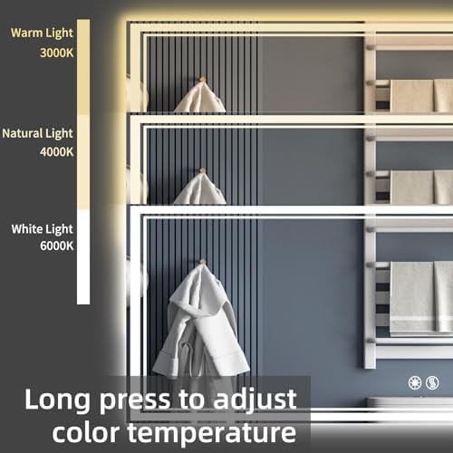 COLMERD 40 x 28'' Bathroom Mirror - Image 5