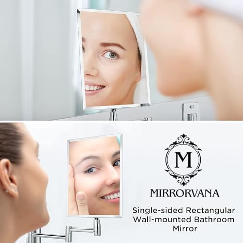 MIRRORVANA Wall Mount Bathroom Mirror, 8.7" x 6.3" - Image 4