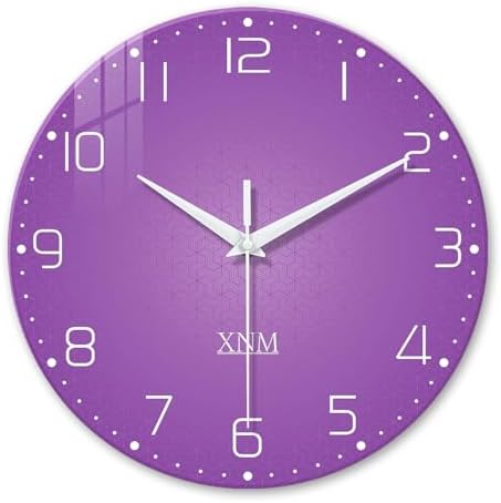 XNM Purple Minimalist Wall Clock by XNMwallclock