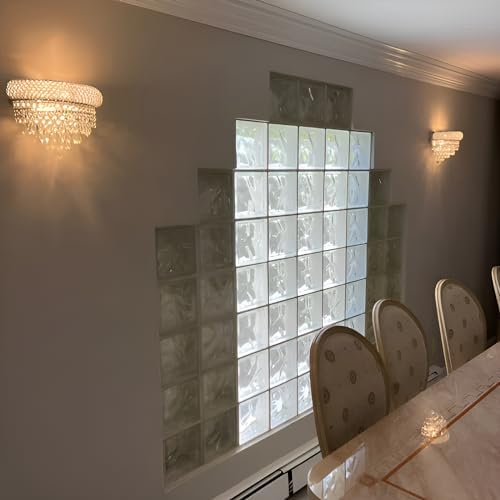 2-Lights Crystal Icicle Prisms Drops Wall Sconce Light - Image 6