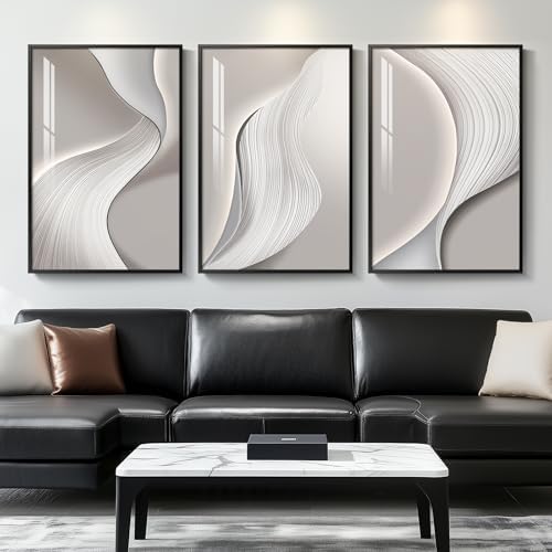 Large Framed Modern Abstract Wall Art by Cuspin