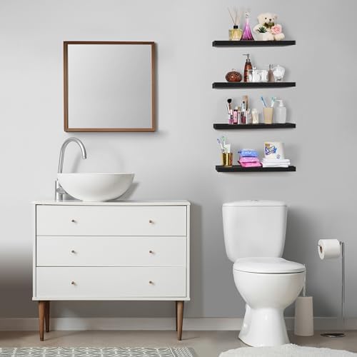 Sorbus Floating Shelves for Wall, Wood Wall Storage - Image 2