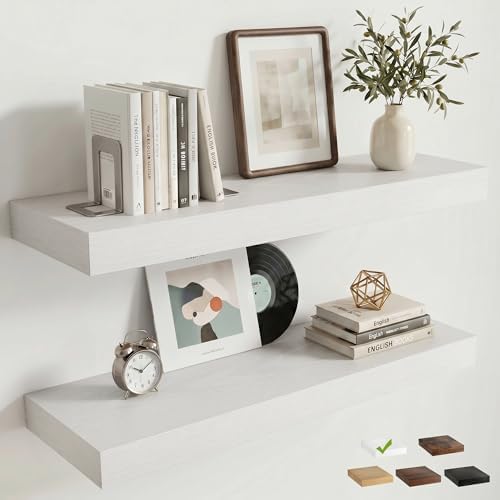 24 Inch Floating Shelves for Wall by FLYJOE