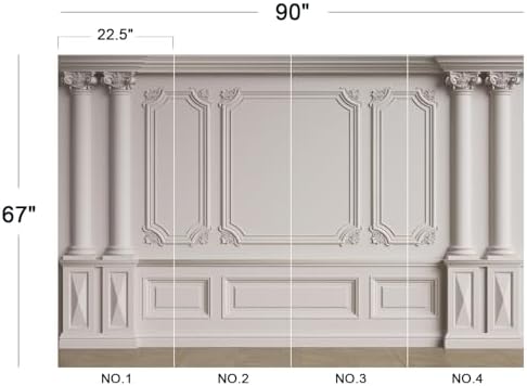 Elegant 3D Classic Wall Pillar Panel Peel Stick Wallpaper - Image 5