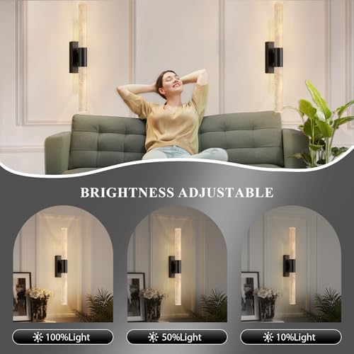 camuucci Battery Operated Wall Sconces Set of 2, Rechargeable Wall Lights - Image 5