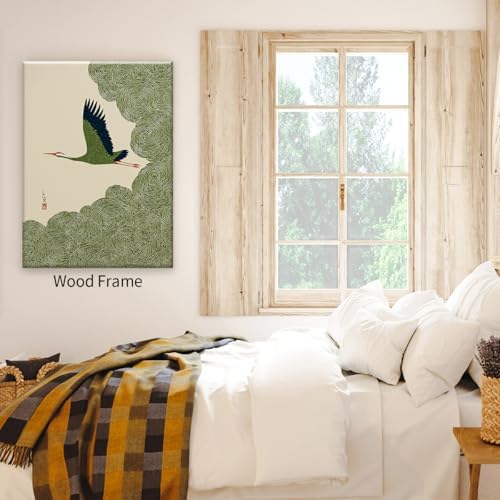 Japanese Flying Framed Wall Art Nature Bird Pictures Aesthetics Posters 20x30 - Image 4
