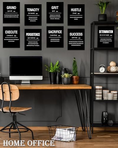 Drsoum Framed Inspirational Office Wall Art Motivational Wall Decor Quotes - Image 3