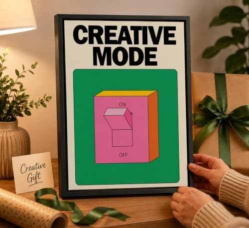 Framed Creative Mode Canvas Wall Art, Kid Colorful Picture Wall Decor - Image 4