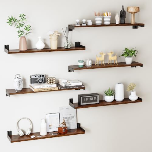 Floating Shelves for Wall, Shelves for Decor Storage by FNBAR