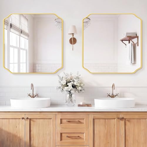 Gold Vanity Bathroom Mirror - Image 3
