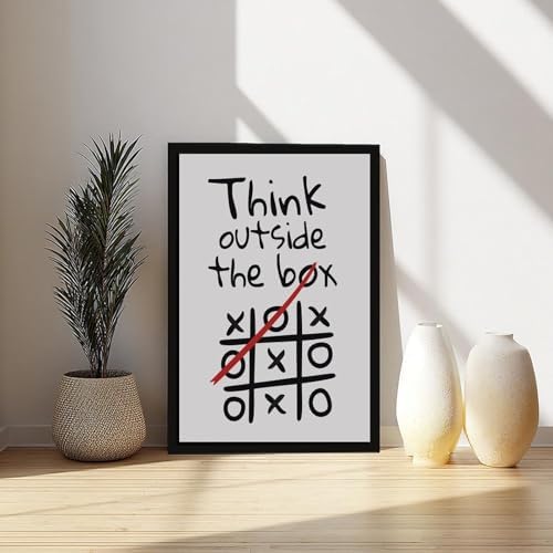 BAOGELI Think Outside The Box Poster Motivational Quotes - Image 6